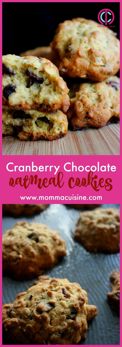 Cranberry Chocolate Chip Oatmeal Cookies - Recipes